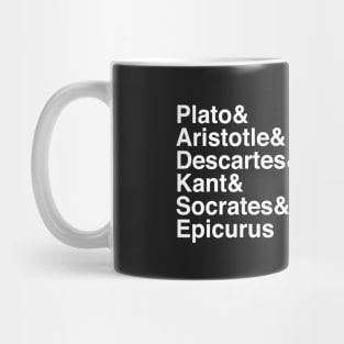 Helvetica Philosophers Mug